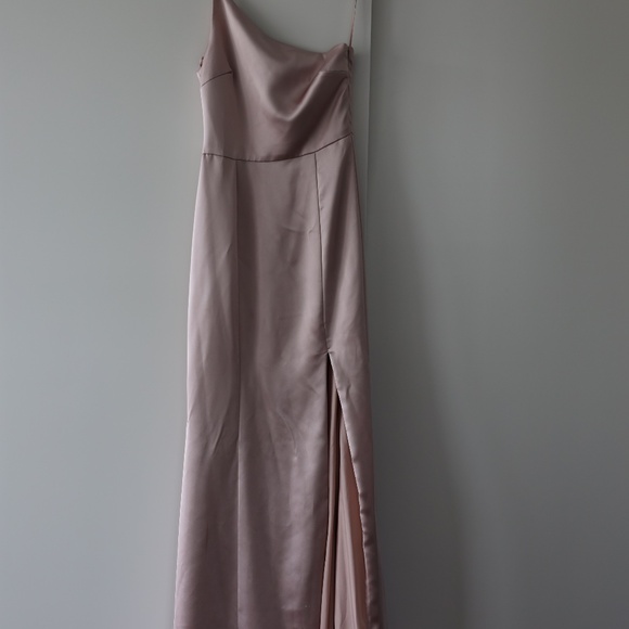 Amsale Kaia Bridesmaid Dress Rose Quartz Size 2 - Picture 7 of 8